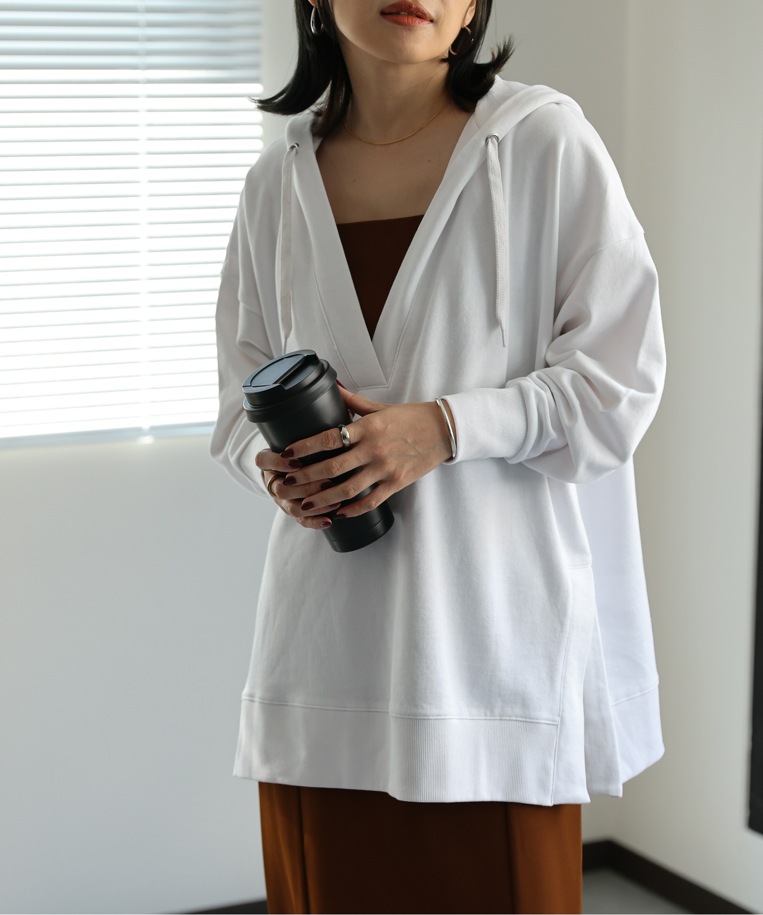 model:162㎝　着用サイズ:FREE