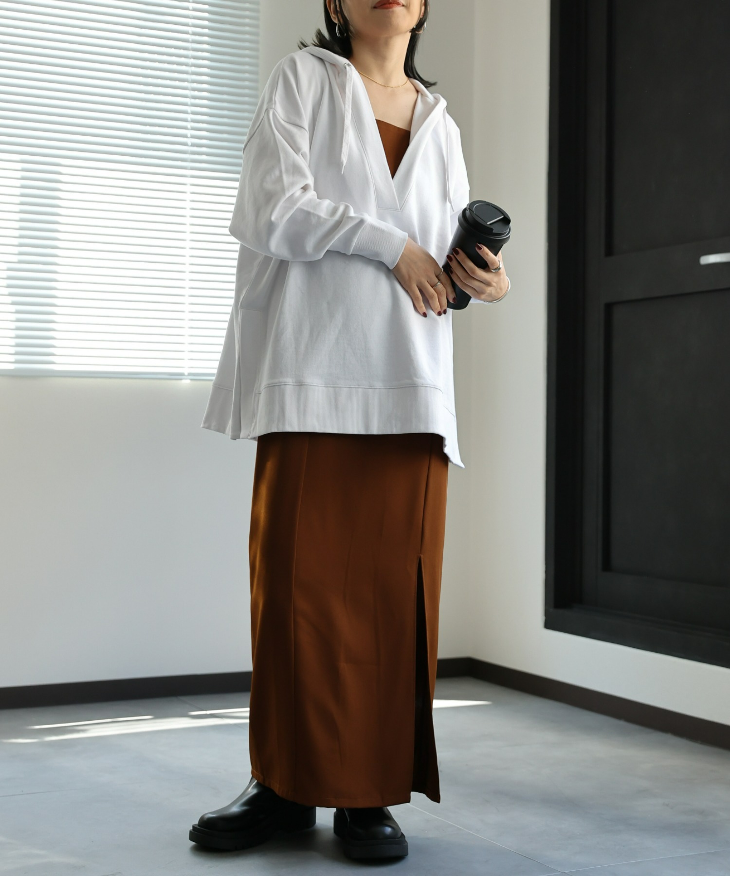 model:162㎝　着用サイズ:FREE