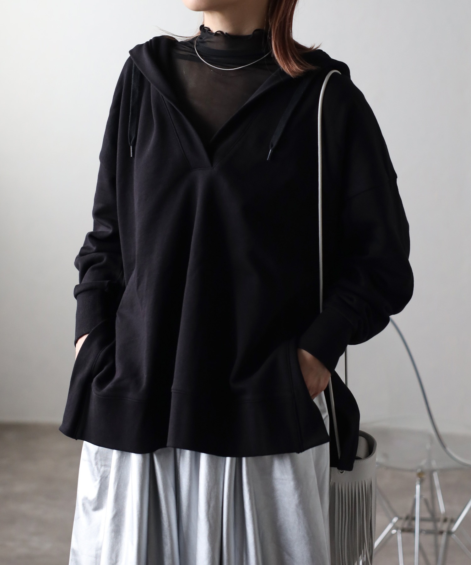 model:162㎝　着用サイズ:FREE