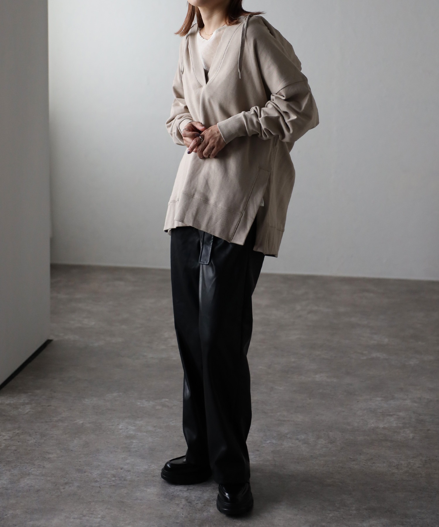 model:162㎝　着用サイズ:FREE