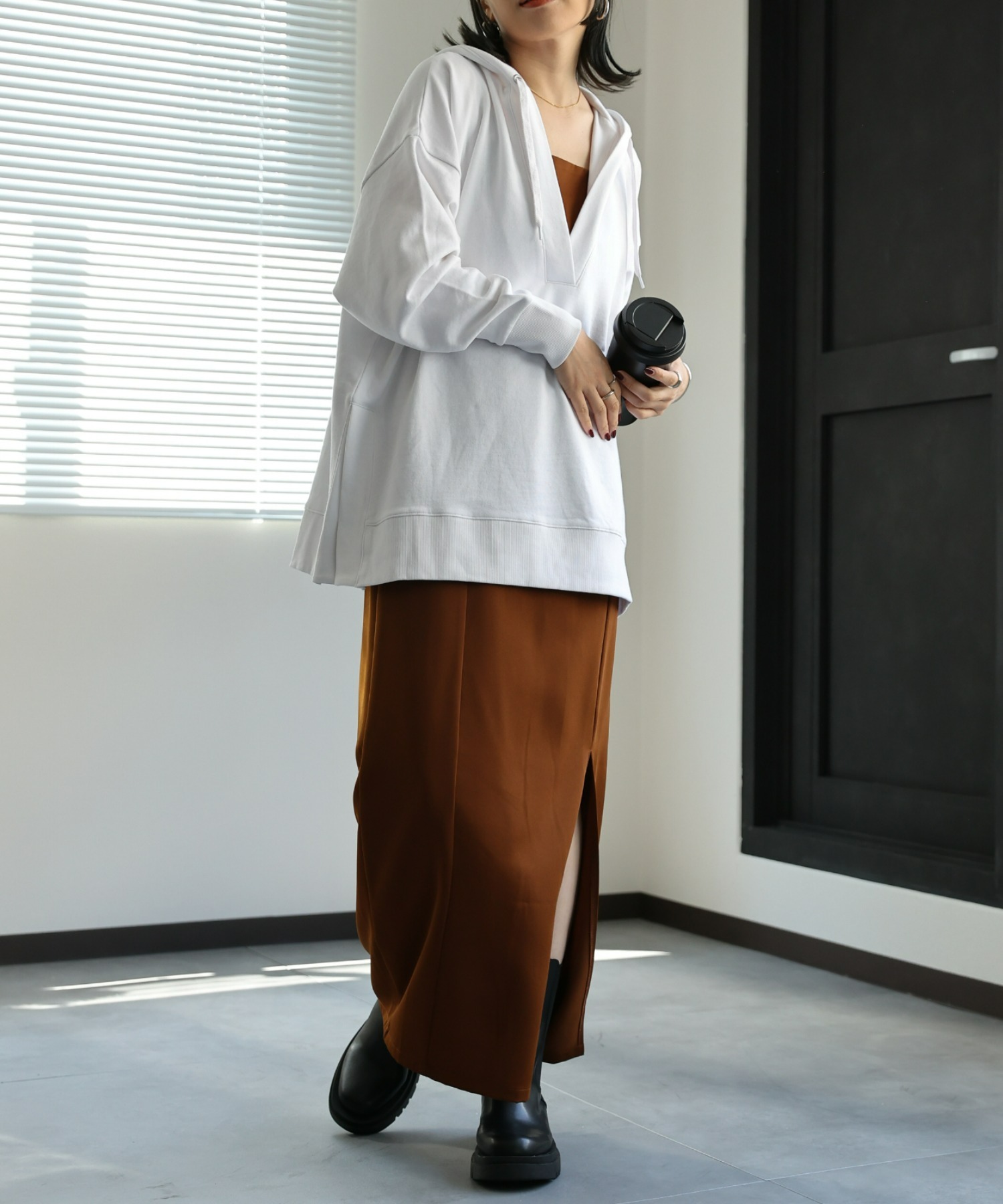model:162㎝　着用サイズ:FREE