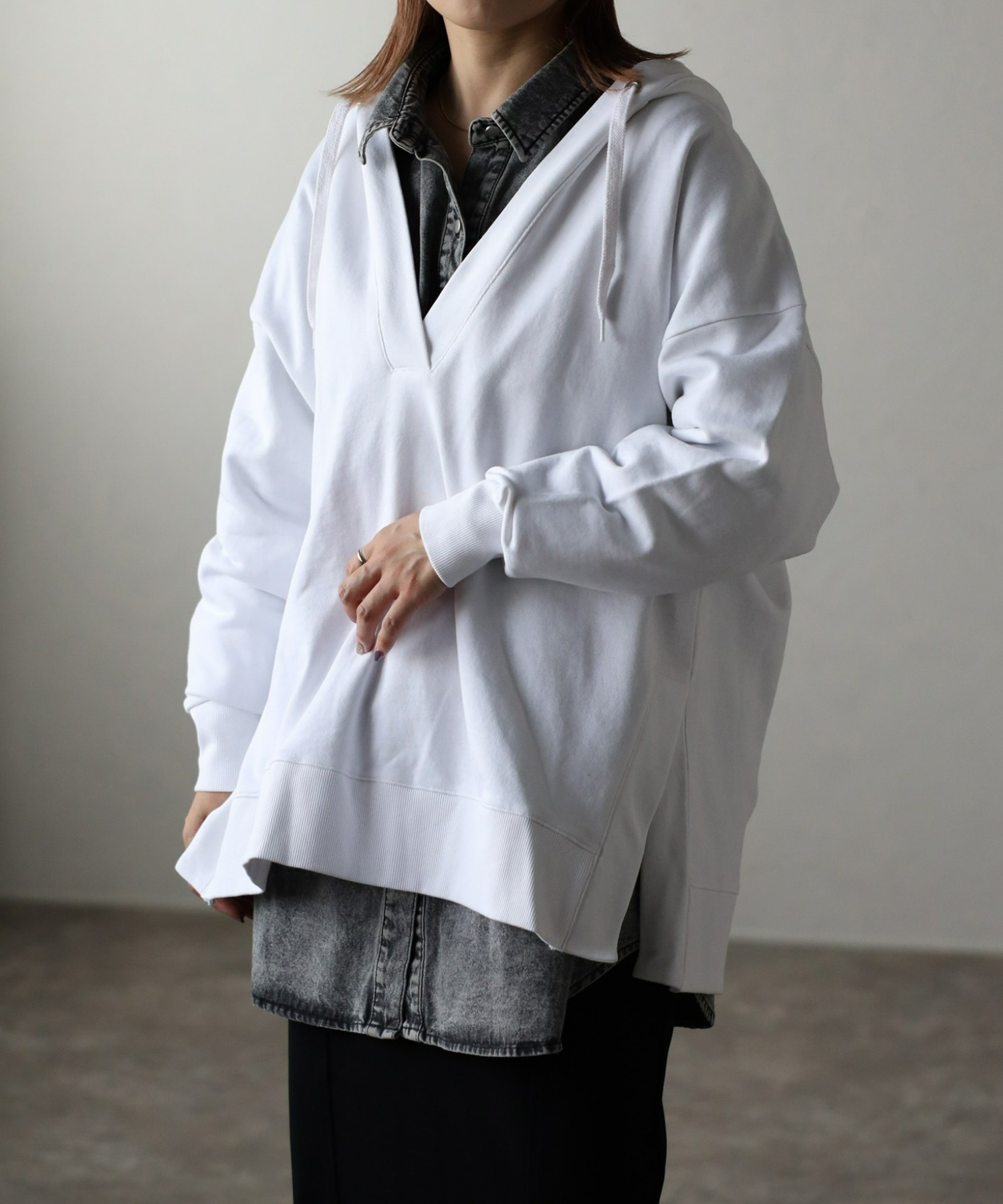 model:162㎝　着用サイズ:FREE