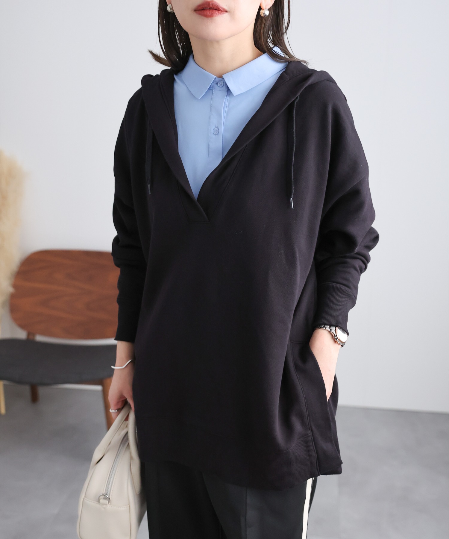model:162㎝　着用サイズ:FREE