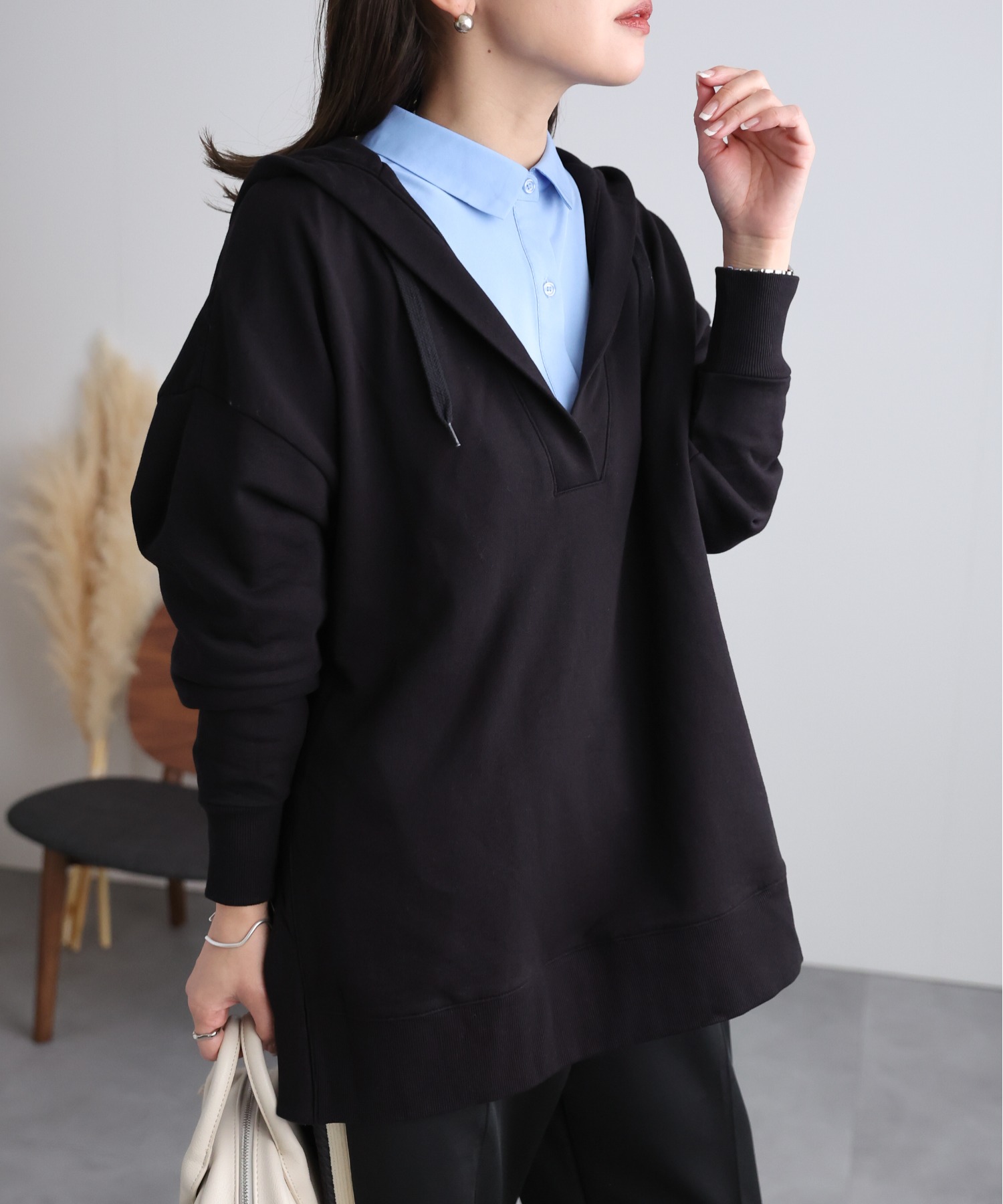 model:162㎝　着用サイズ:FREE