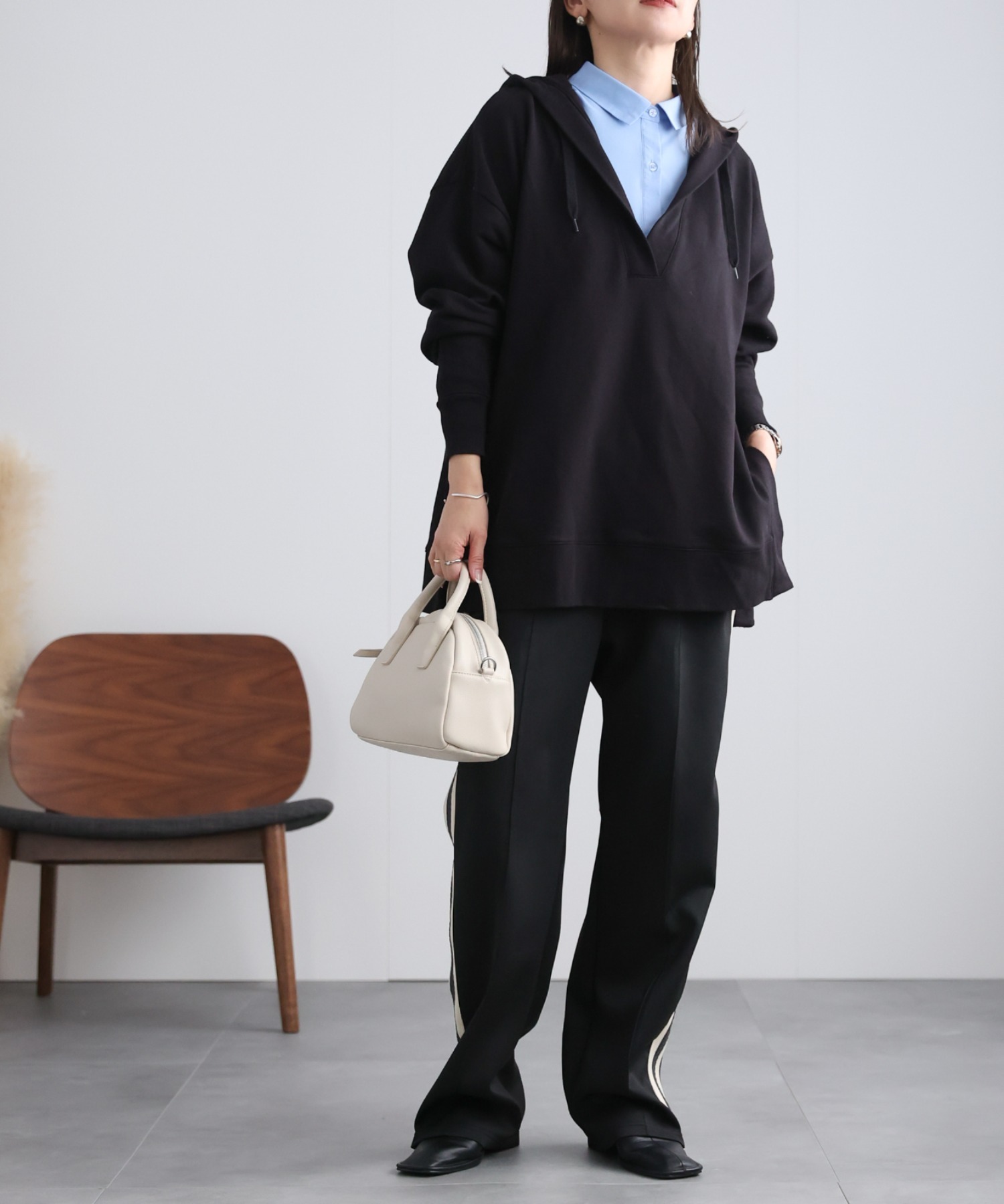 model:162㎝　着用サイズ:FREE