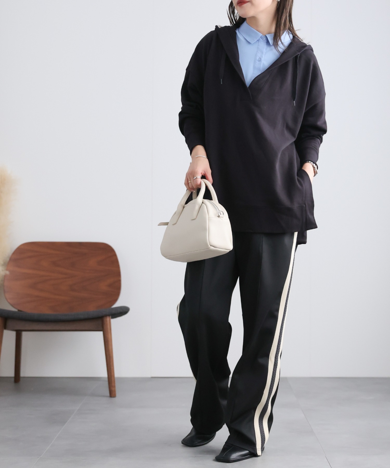 model:162㎝　着用サイズ:FREE