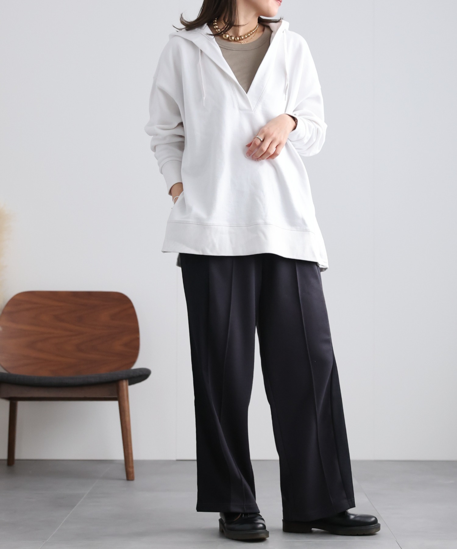 model:162㎝　着用サイズ:FREE