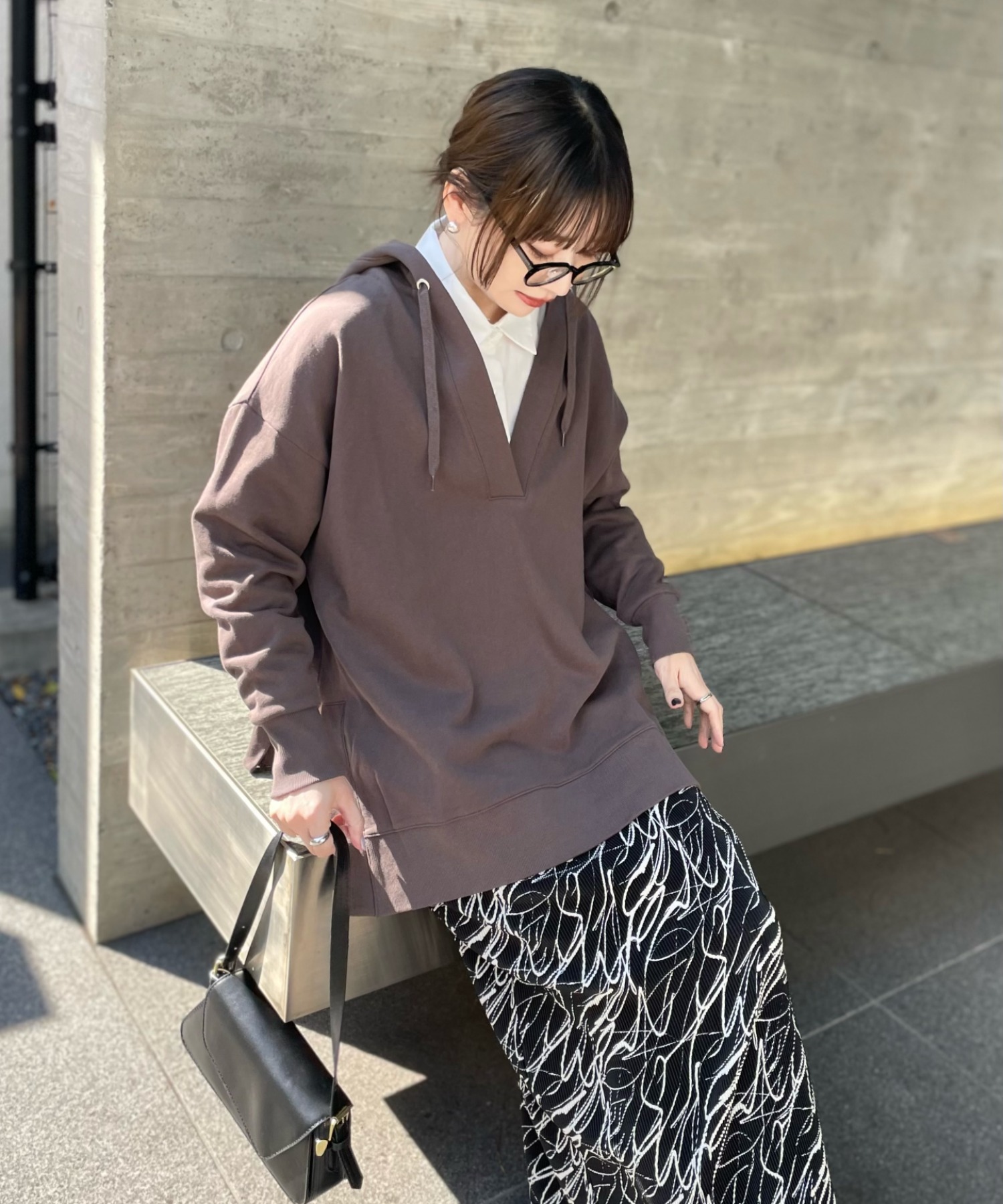 model:162㎝　着用サイズ:FREE
