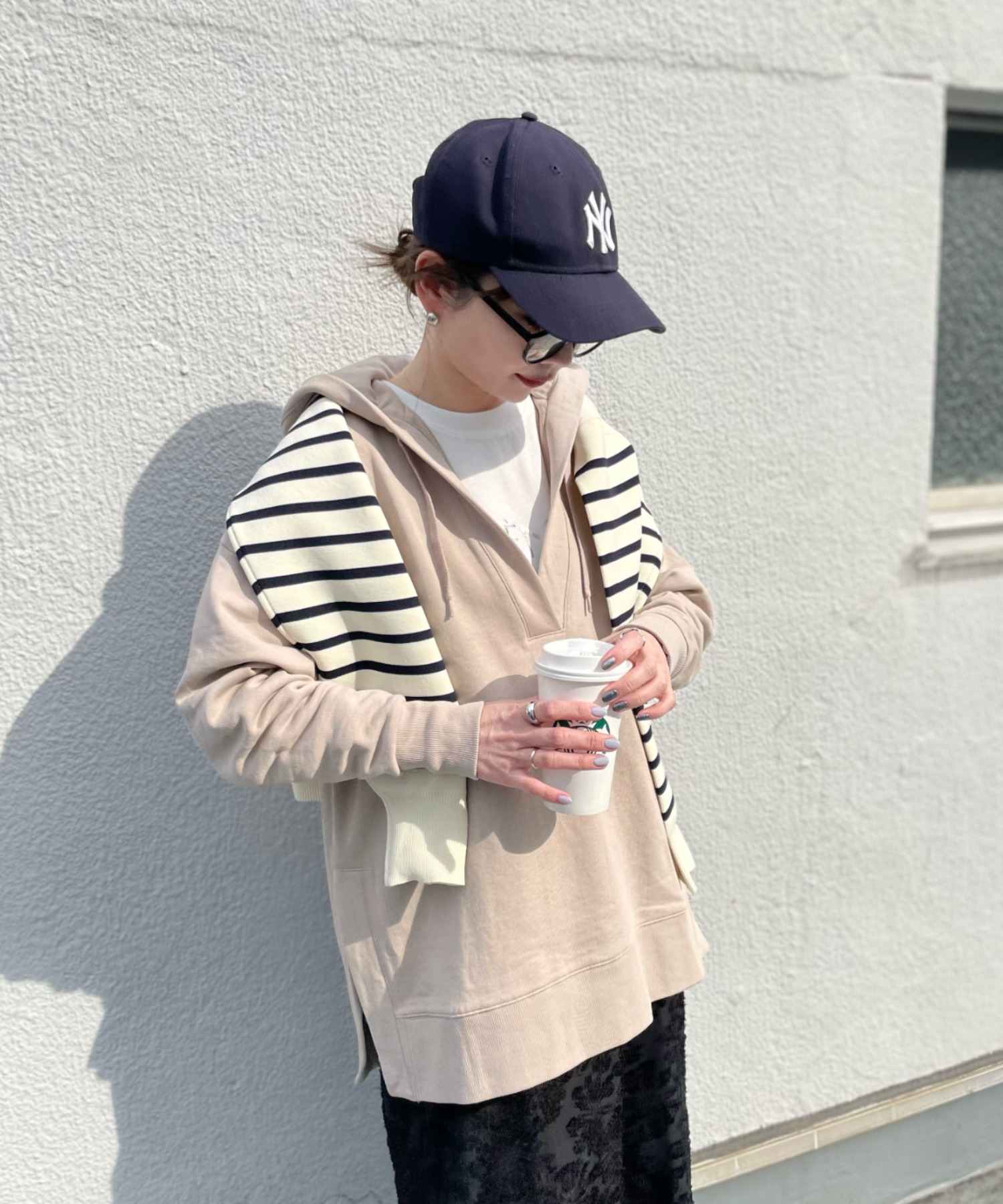 model:162㎝　着用サイズ:FREE