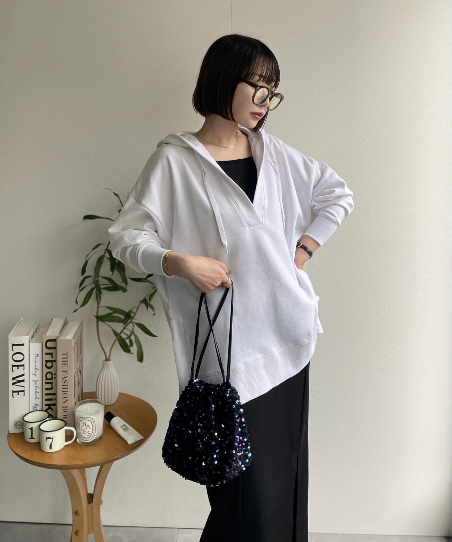 model:162㎝　着用サイズ:FREE