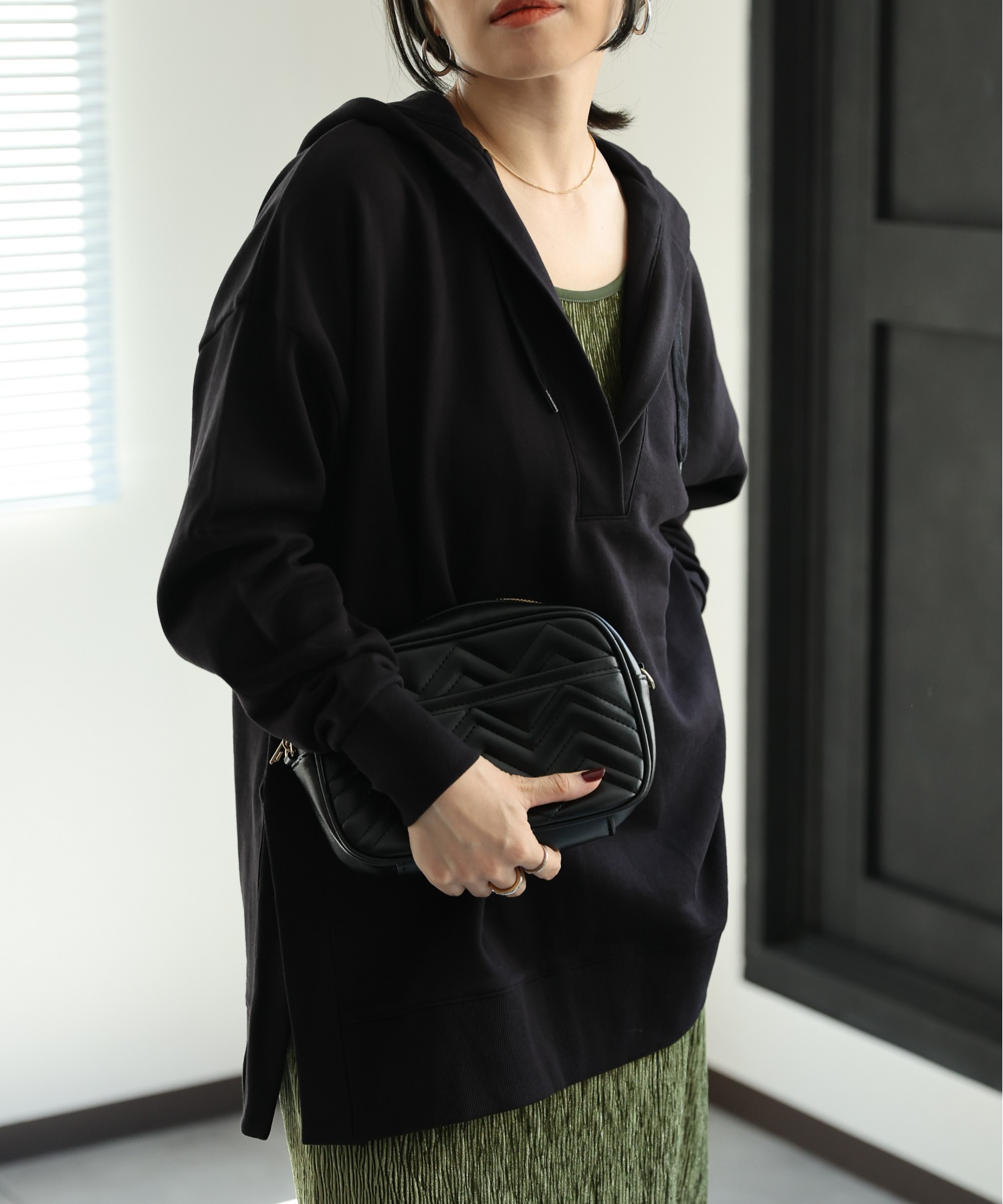 model:162㎝　着用サイズ:FREE