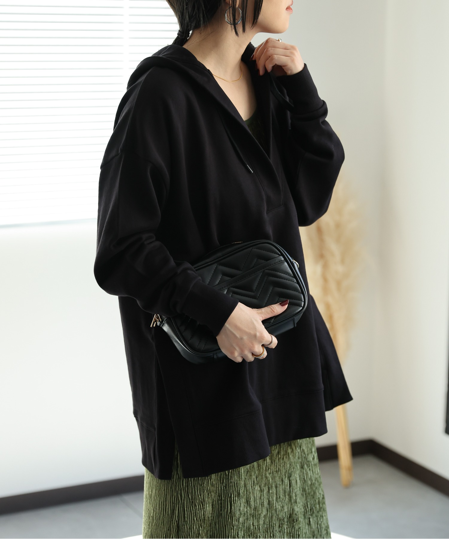 model:162㎝　着用サイズ:FREE