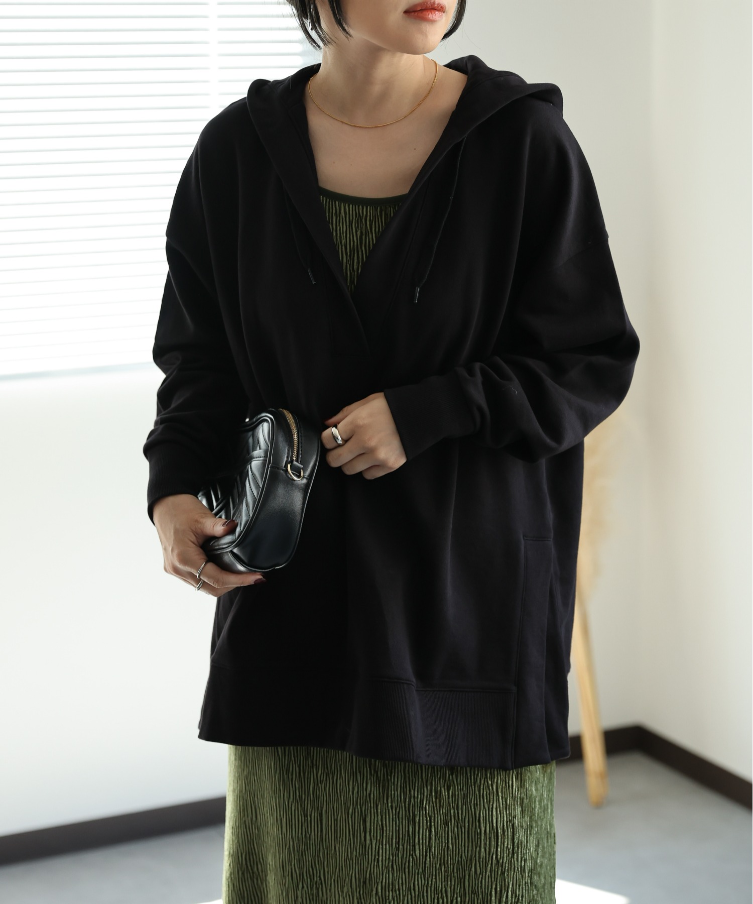 model:162㎝　着用サイズ:FREE