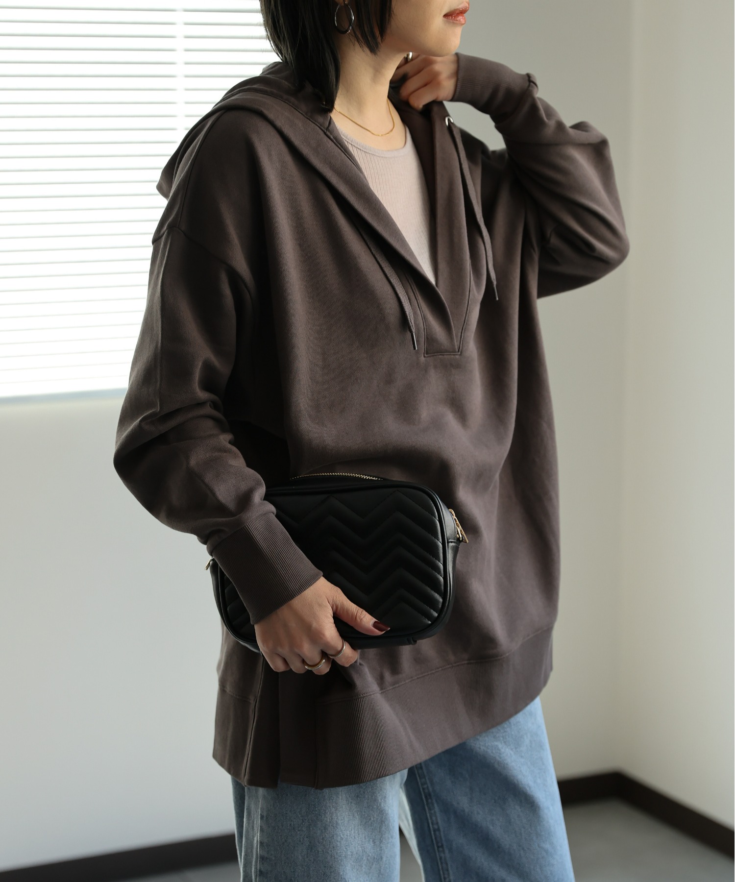 model:162㎝　着用サイズ:FREE