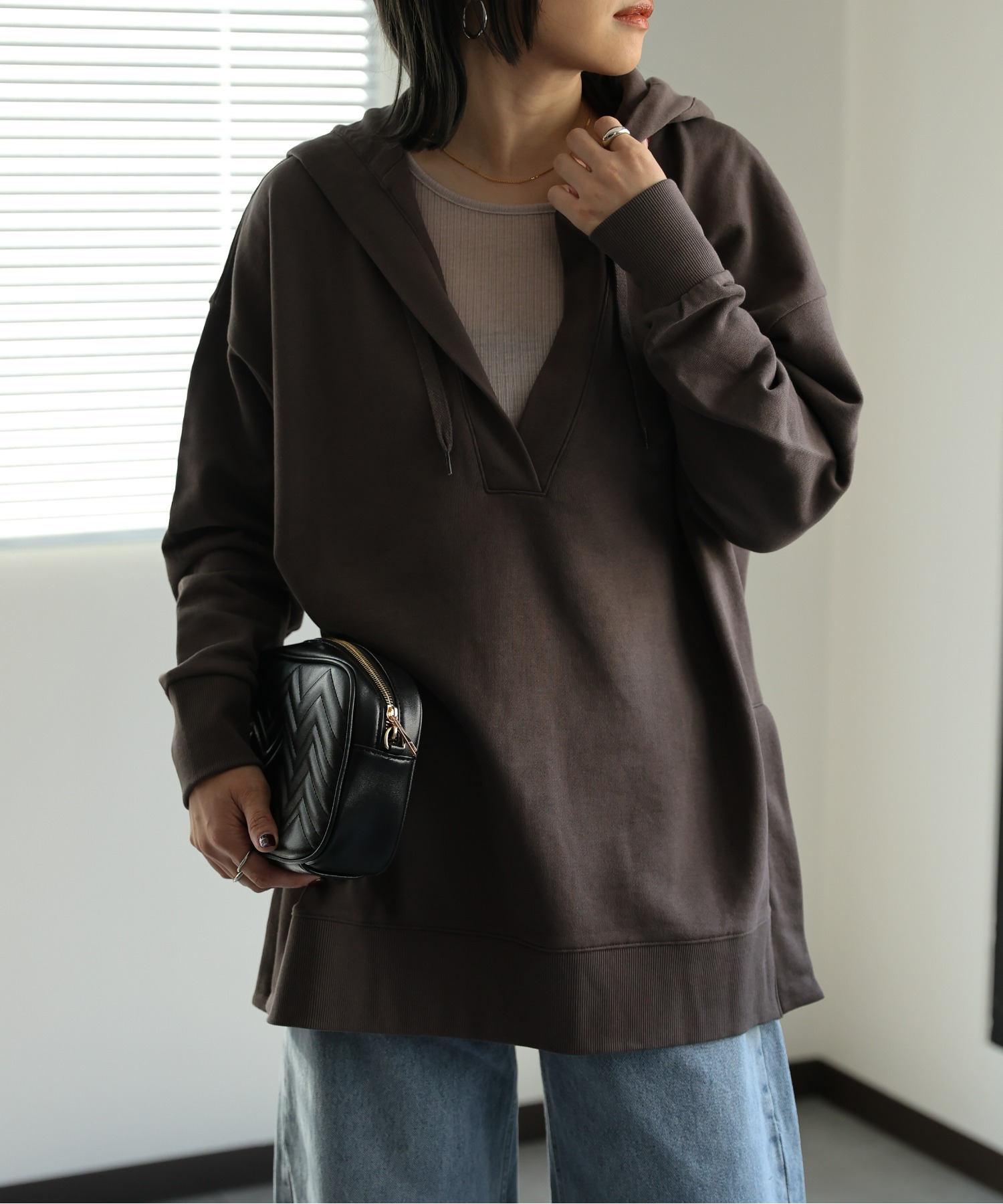 model:162㎝　着用サイズ:FREE