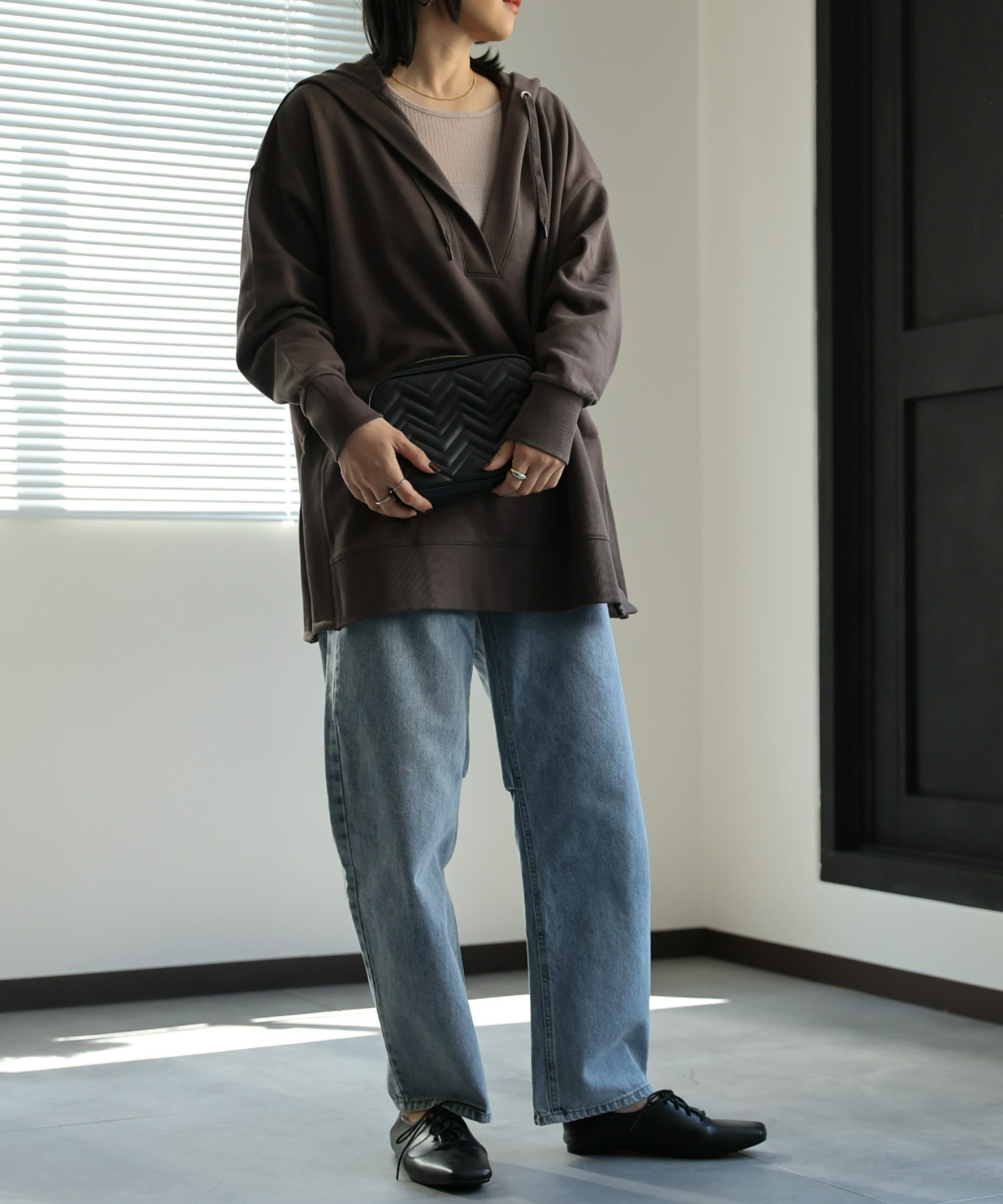 model:162㎝　着用サイズ:FREE