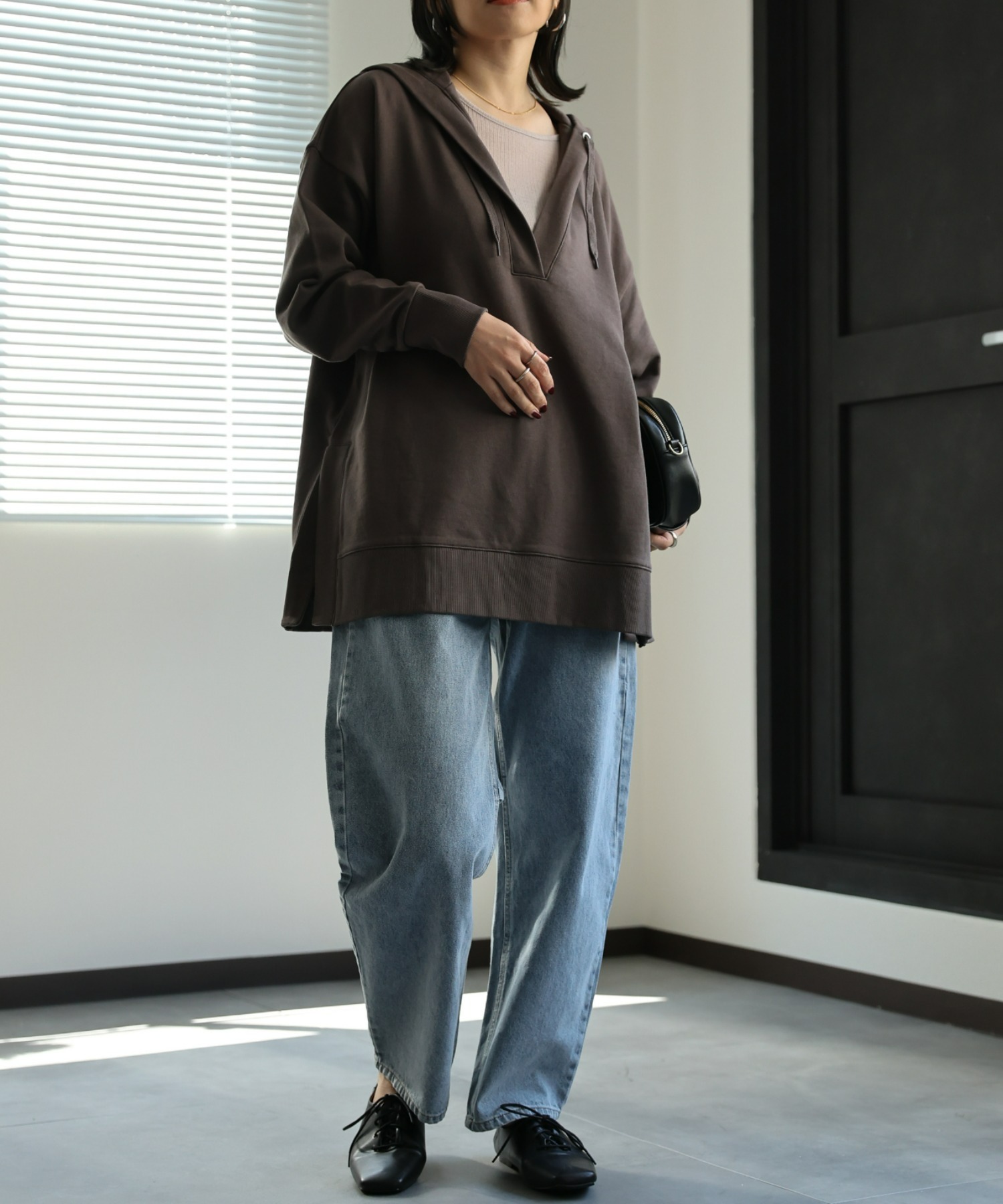 model:162㎝　着用サイズ:FREE