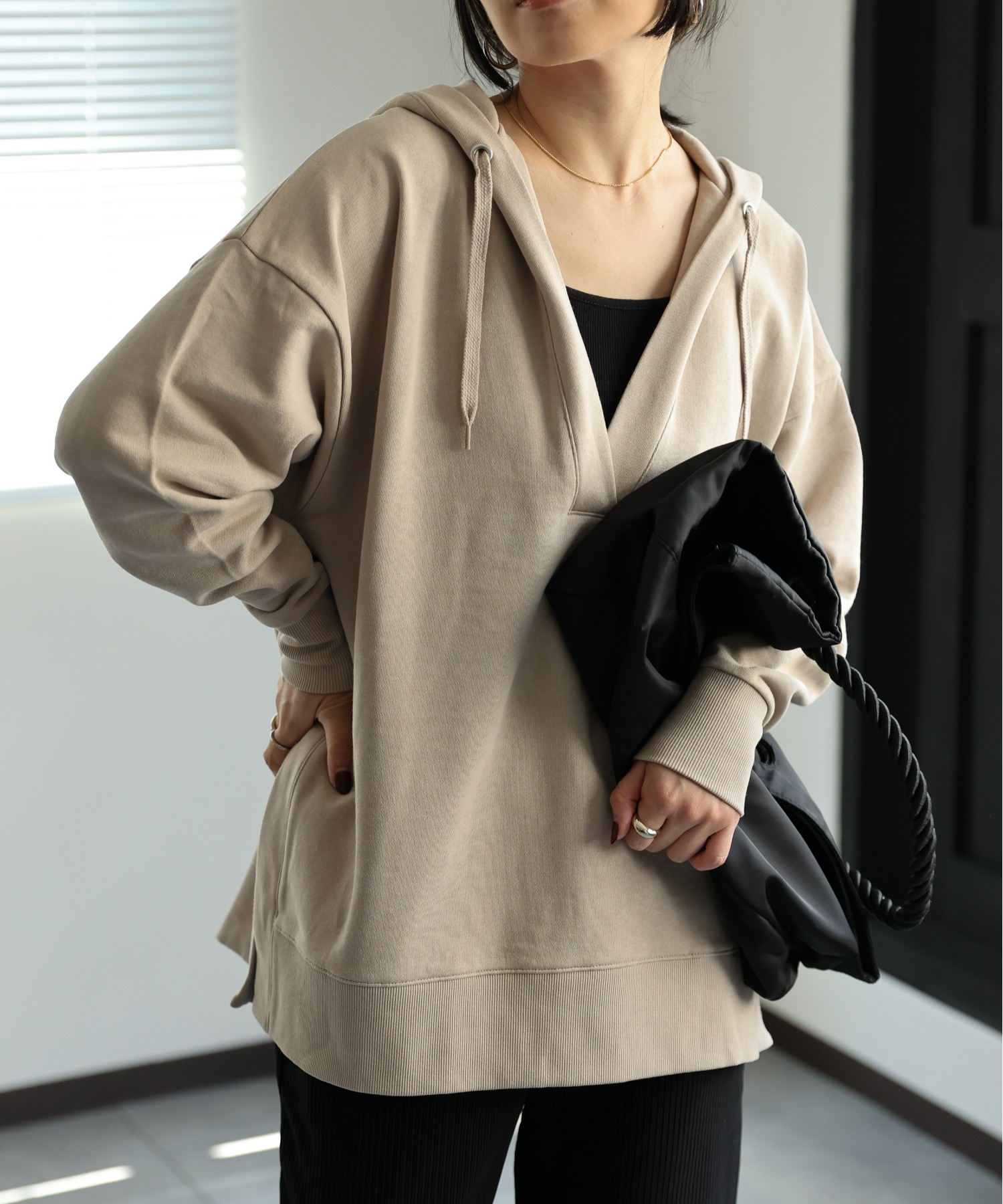 model:162㎝　着用サイズ:FREE