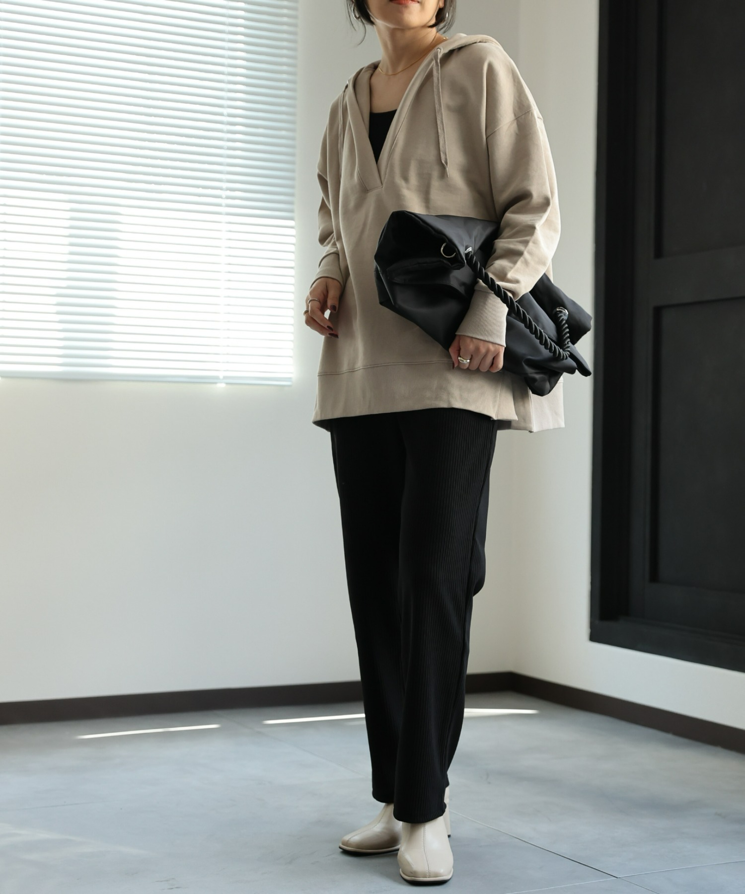 model:162㎝　着用サイズ:FREE