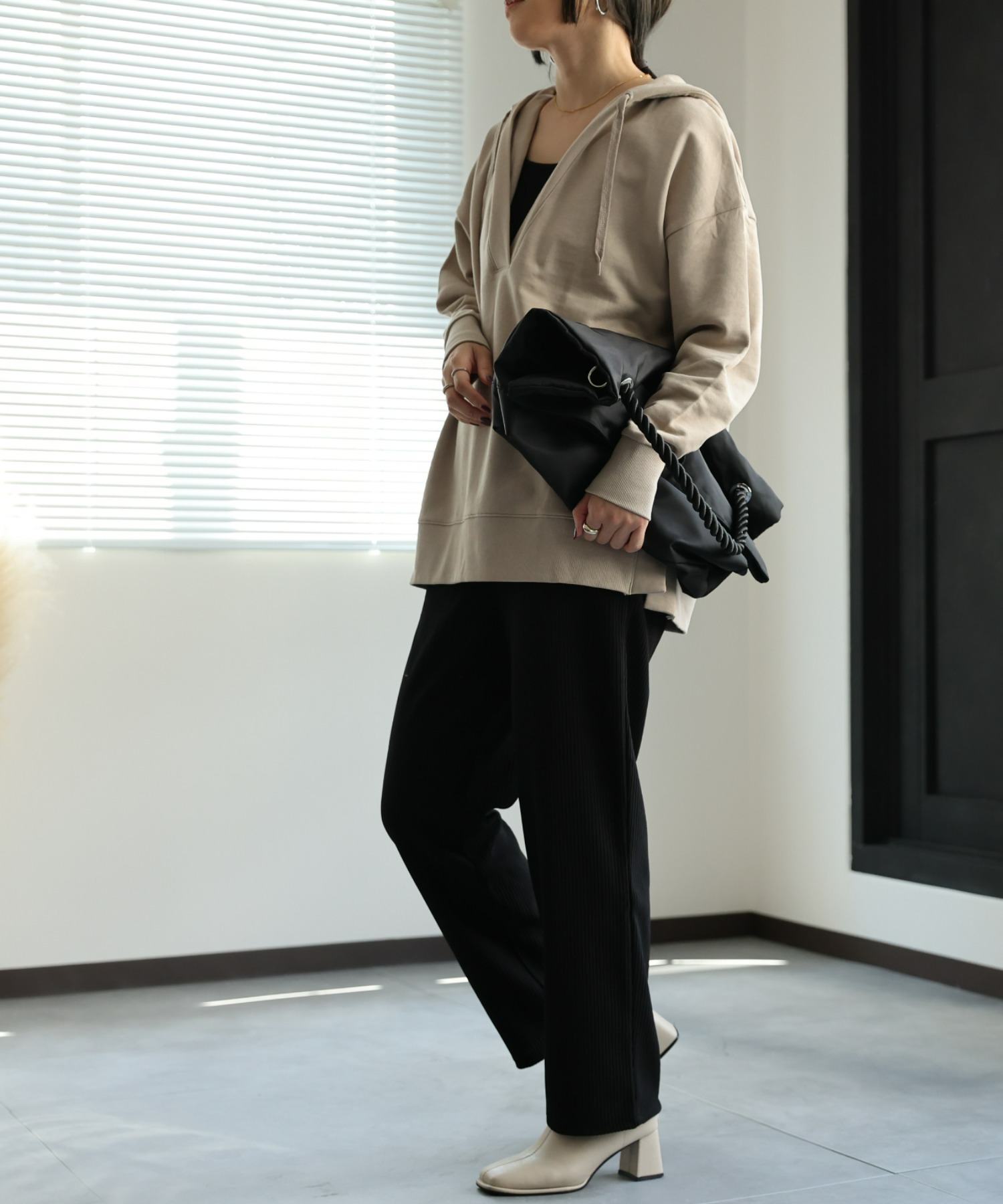 model:162㎝　着用サイズ:FREE