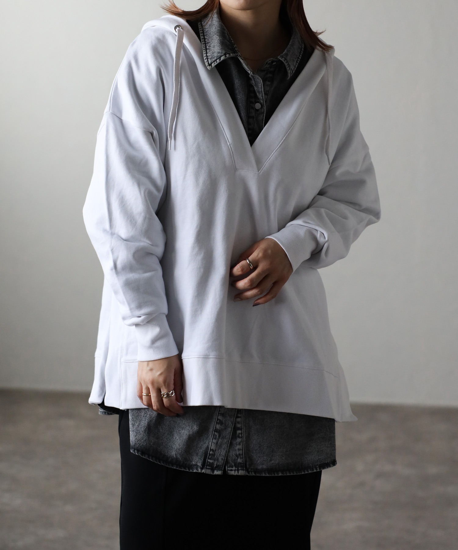 model:162㎝　着用サイズ:FREE