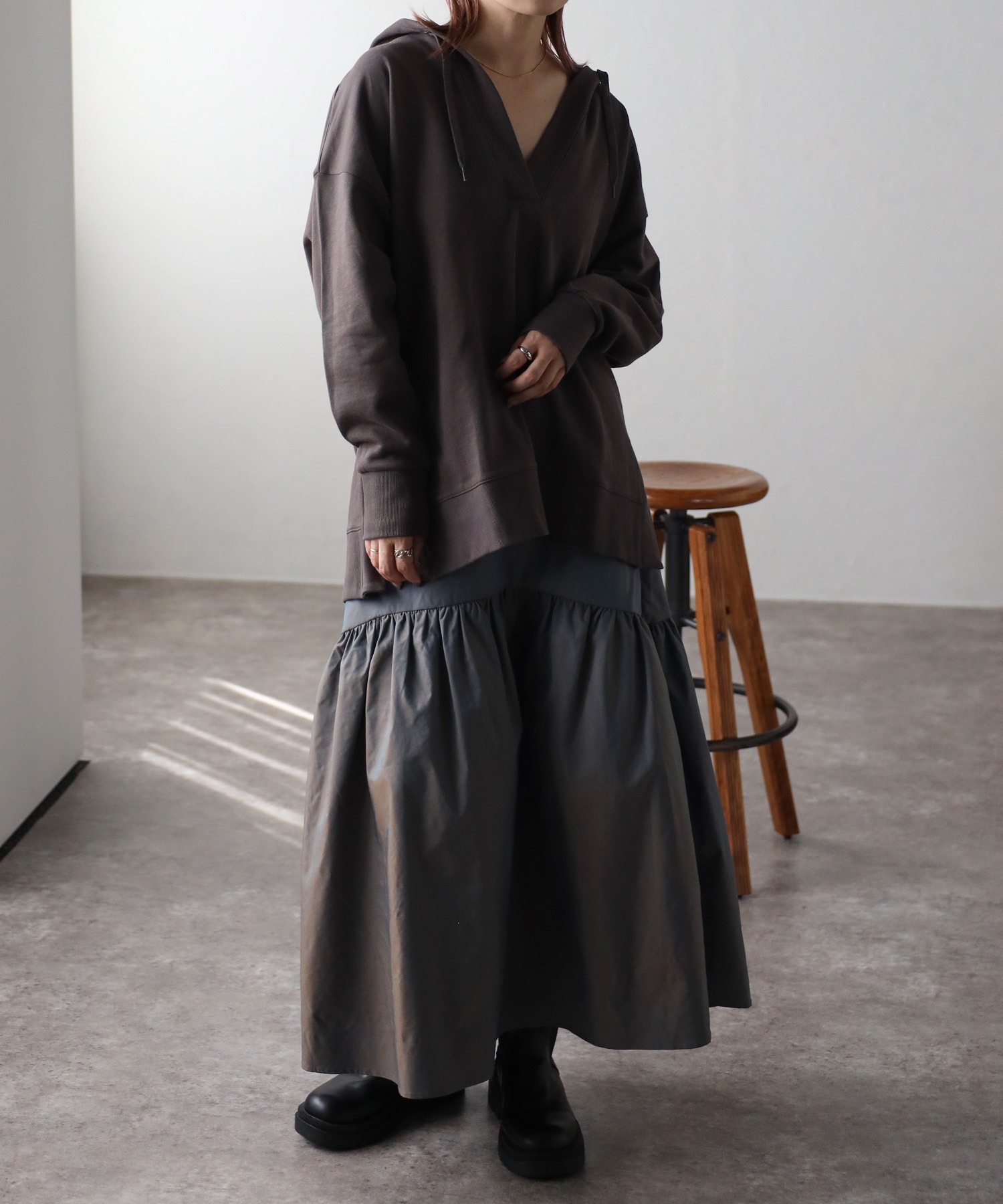 model:162㎝　着用サイズ:FREE