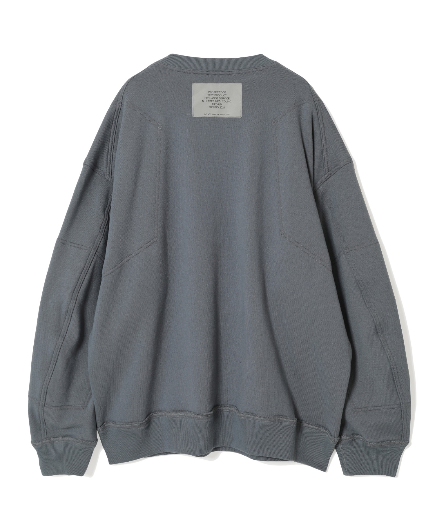 REVERSIBLE CREW NECK SWEATSHIRT