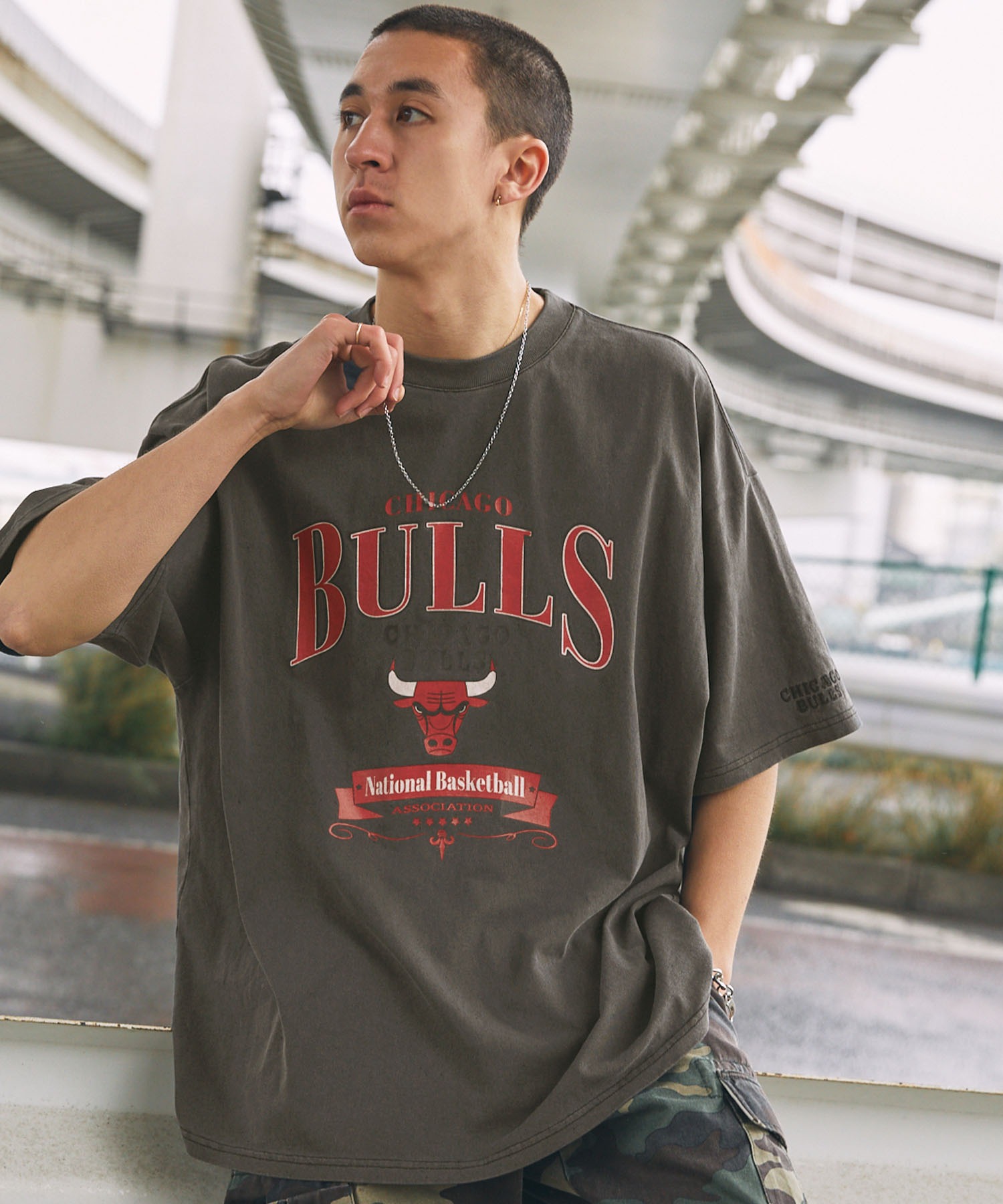 FREAK'S STORE 別注NBAチームロゴ ランダムワッペンTEE M ビッグ