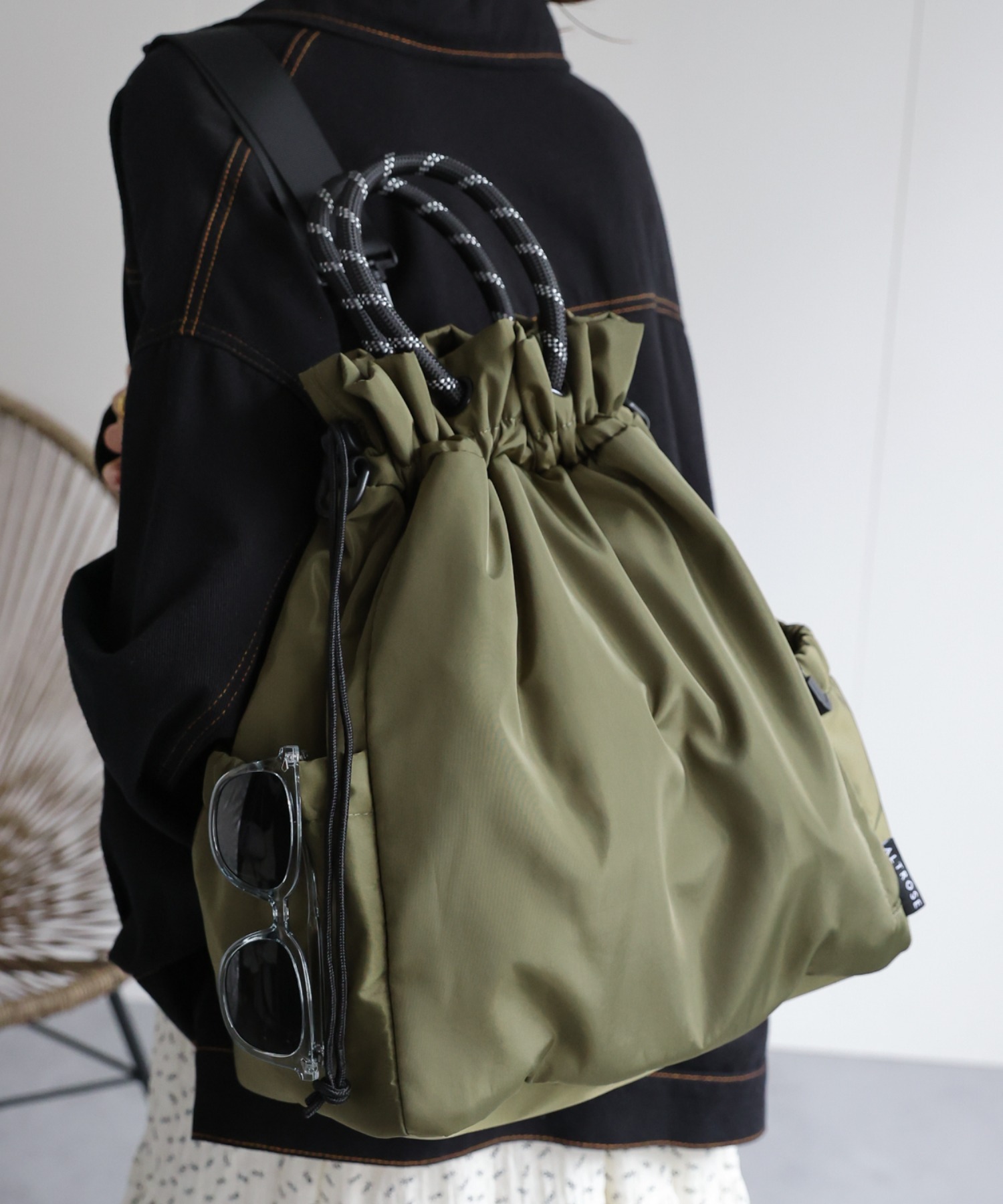 新色：カーキ
model：162cm