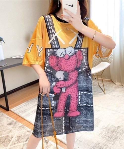 Tシャツワンピース Ll 4l 韓国ファッション Dinaspmptsp Pemalangkab Go Id