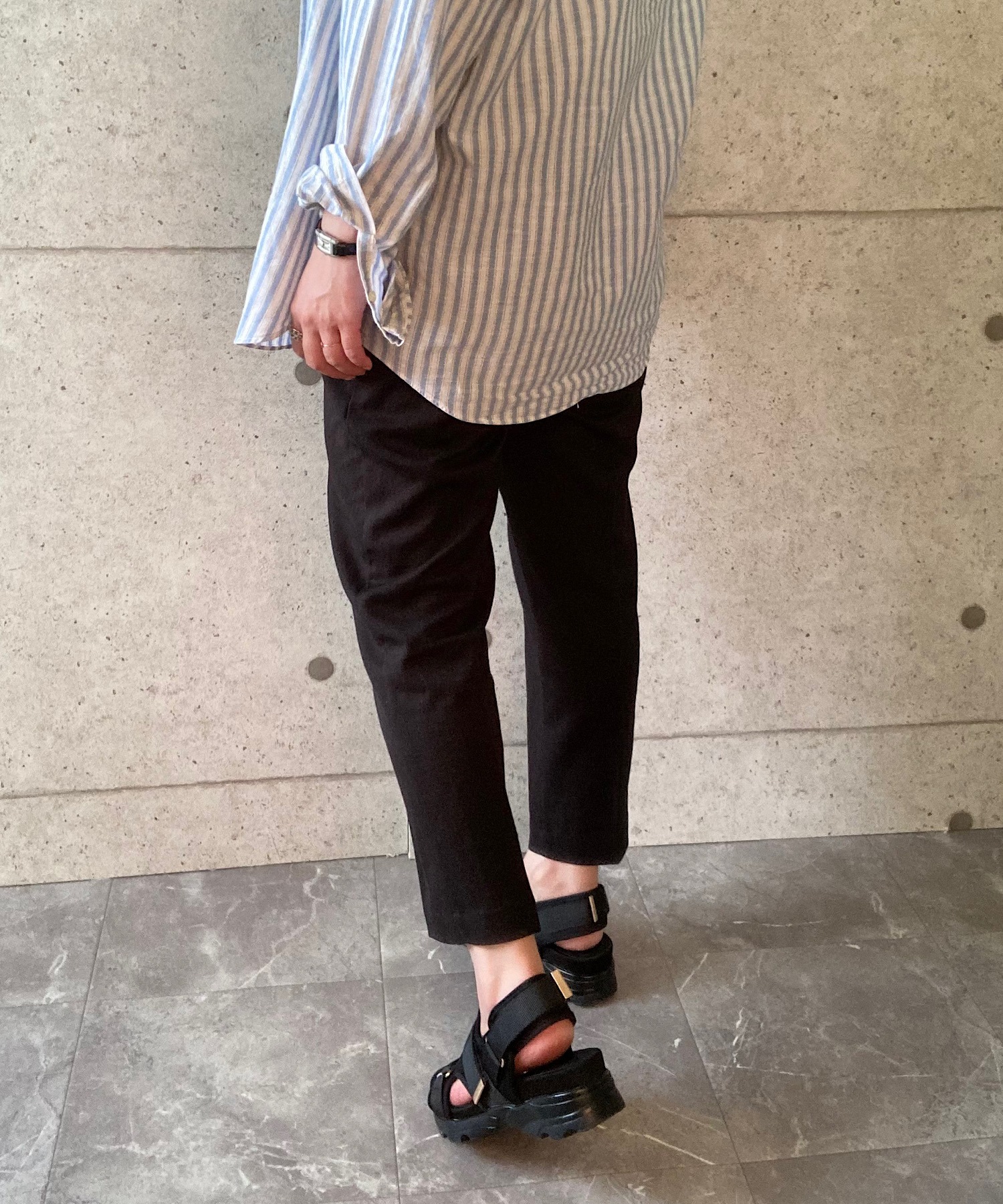 軽量/288g】スポーツサンダル blanc/bleu│Jeffrey Campbell OFFICIAL