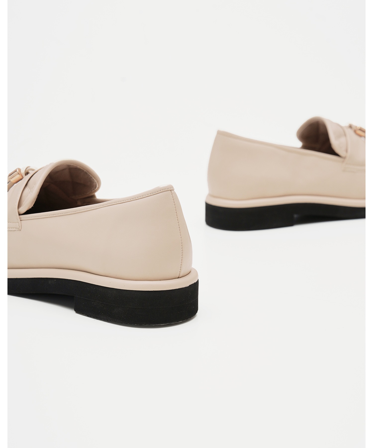 キルティング タッセル ローファー