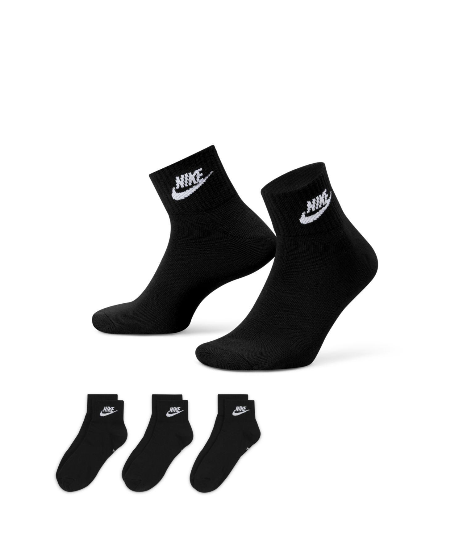 １着でも送料無料 人気大割引 NIKEナイキ エブリデイ エッセンシャル アンクル ソックス 3足 Nike Everyday Essential Ankle Socks 3 Pairs 23-29cm 展開 noblelinaje.com noblelinaje.com