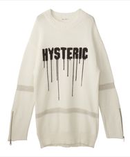 HYS DROP LOGO編込 プルオーバー