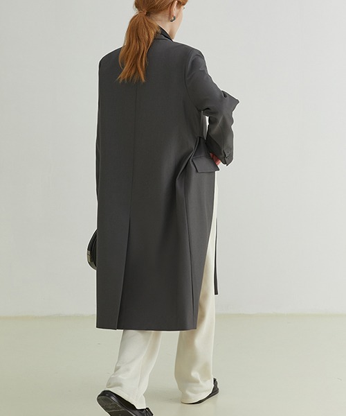 早割 リフト券 slit Studios】Side Fano double FQ21W103 suit long ジャケット・アウター