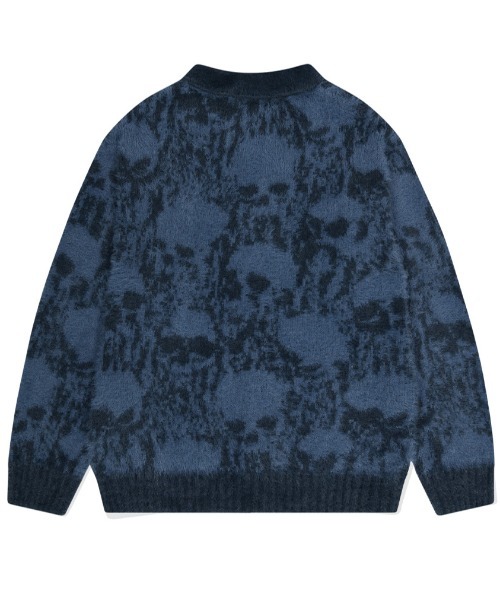 MAHAGRID カーディガン mahagrid/マハグリッド』SKULL ROCK HAIRY KNIT CARDIGAN/スカル