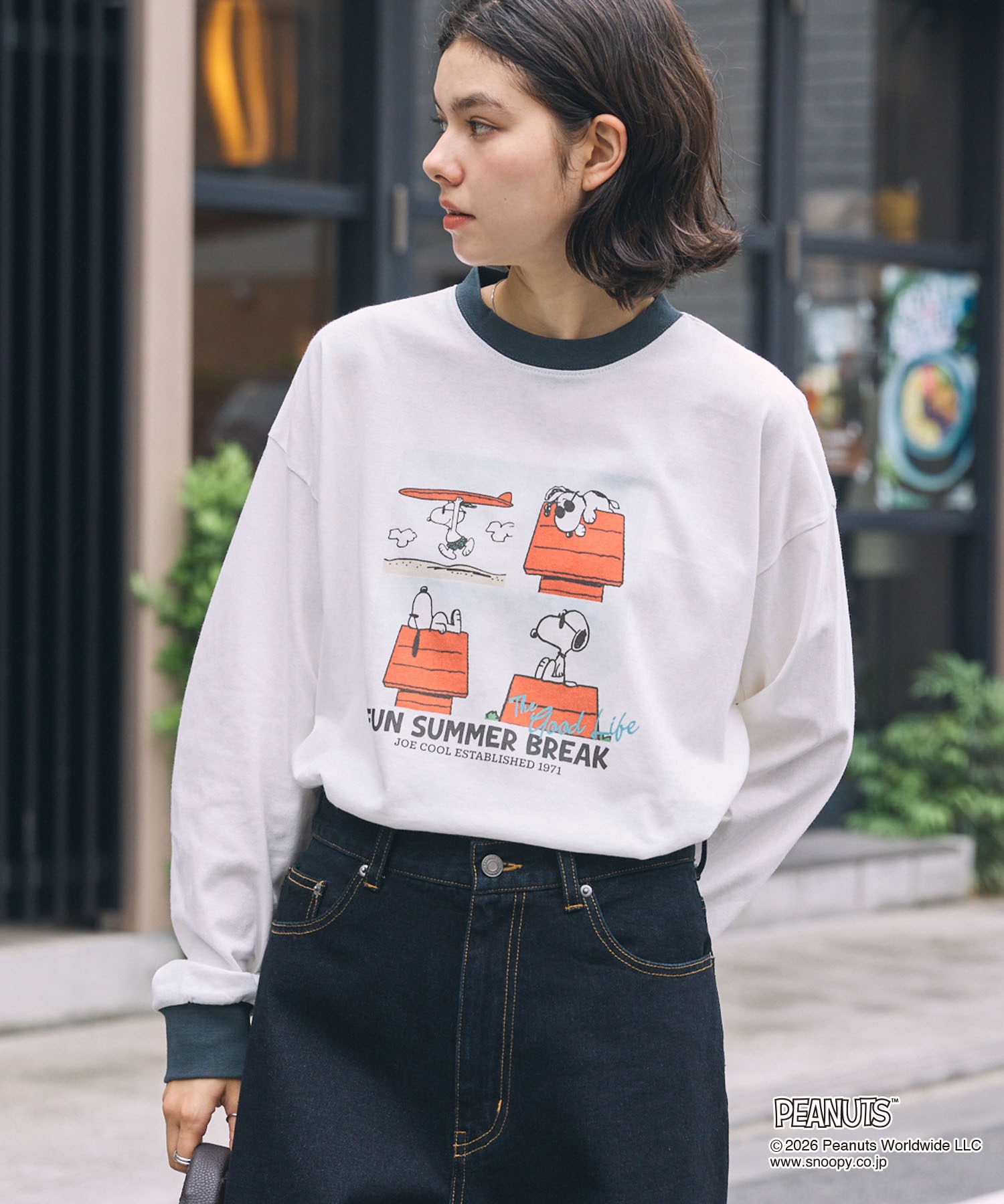 PEANUTS / SNOOPY】別注 ピーナッツ スヌーピー ヴィンテージプリント