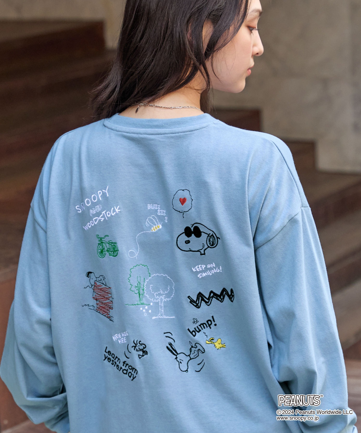 Mal. スヌーピー オーバーサイズTシャツ ホワイト Mal. スヌーピー オーバーサイズTシャツ ホワイト PEANUTS