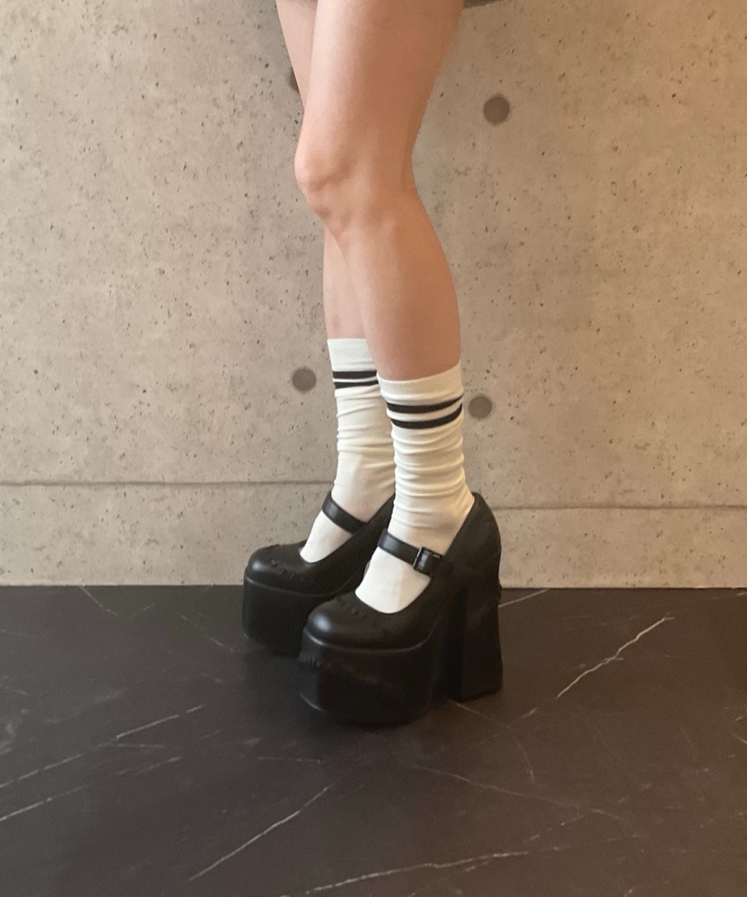 チャンキーヒール メリージェーンパンプス Charla Tedrick│Jeffrey