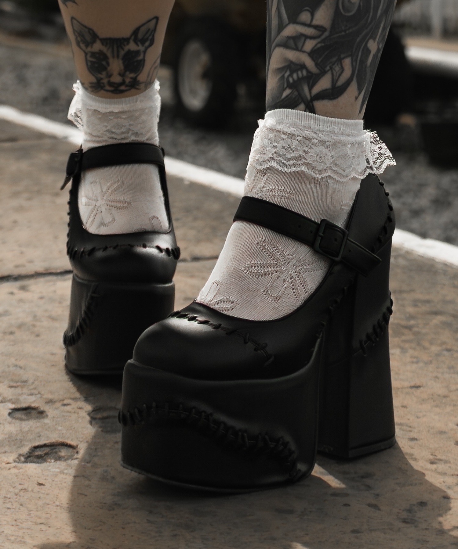 チャンキーヒール メリージェーンパンプス Charla Tedrick│Jeffrey