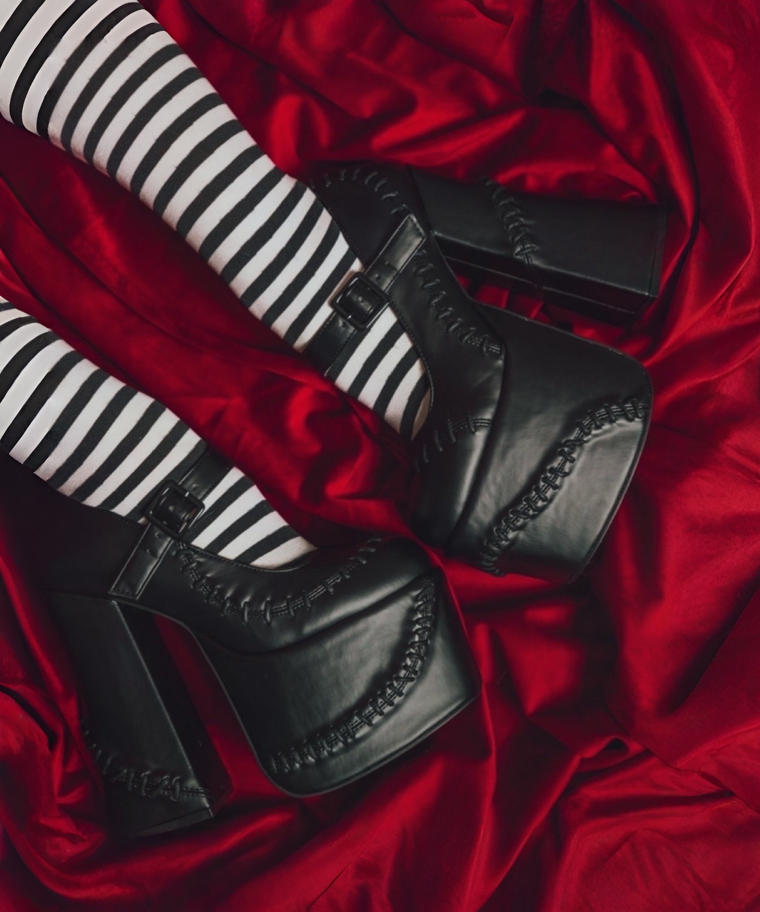 チャンキーヒール メリージェーンパンプス Charla Tedrick│Jeffrey