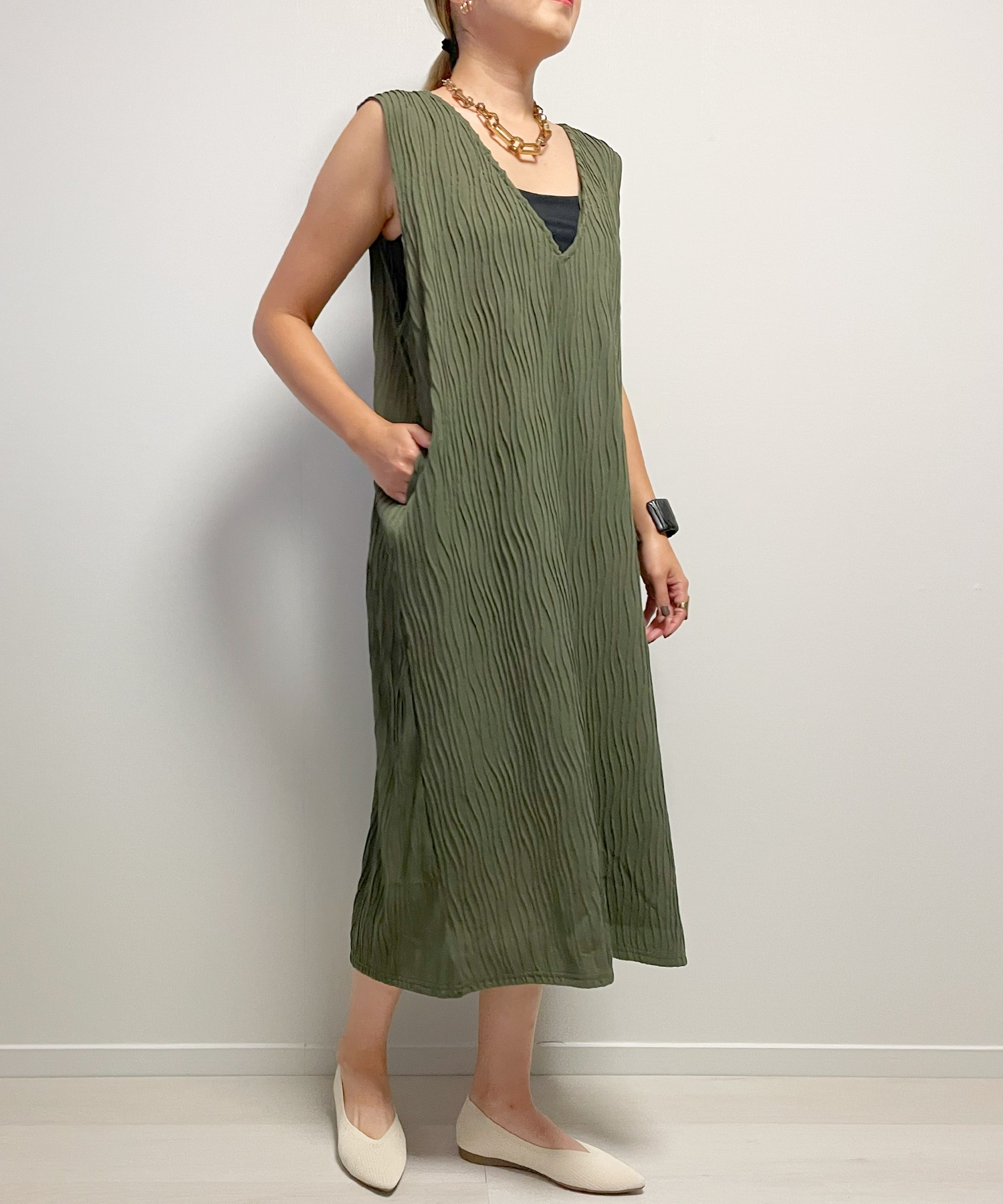Model：H161　着用サイズ：M