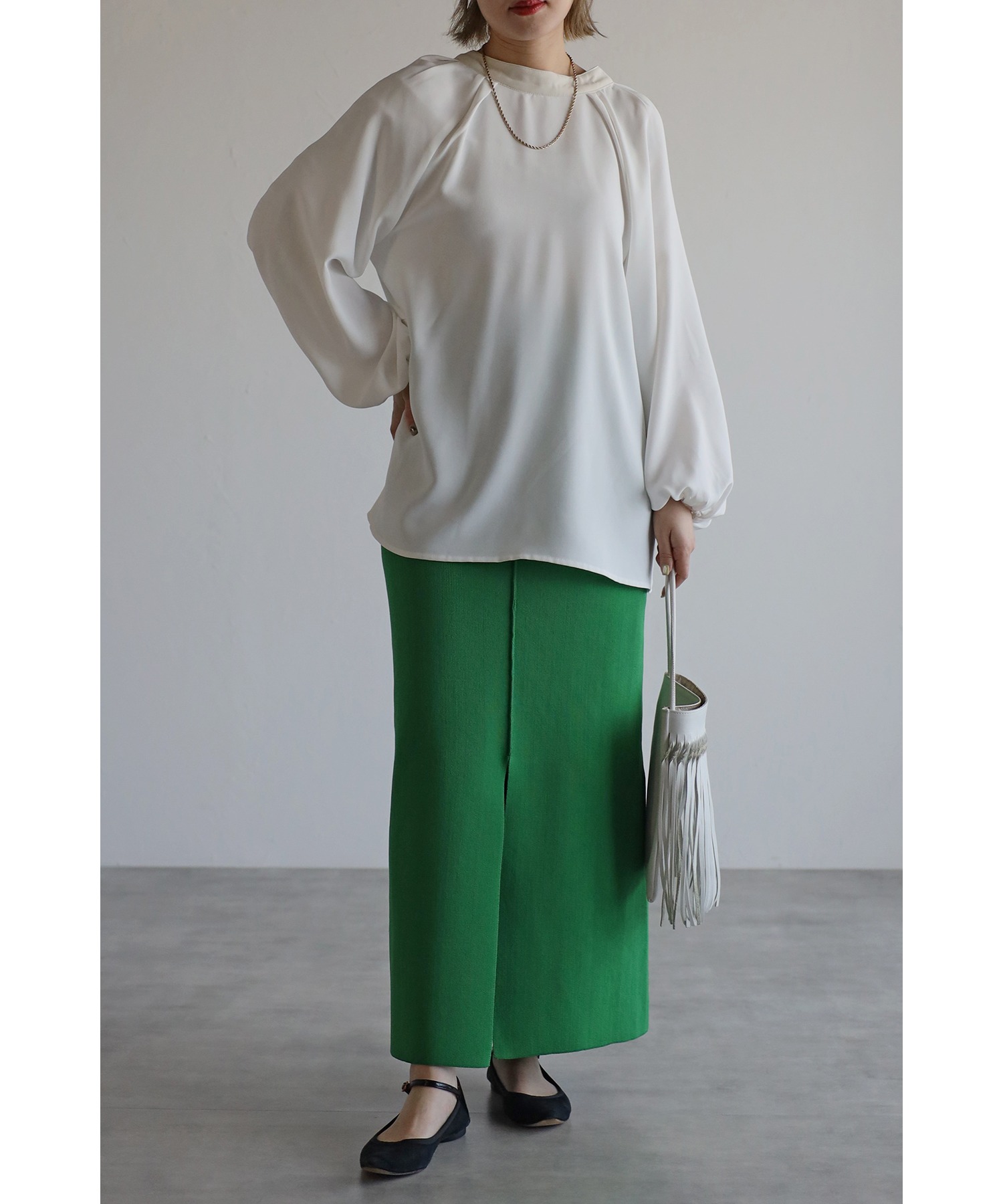 model：H158 着用サイズ：FREE