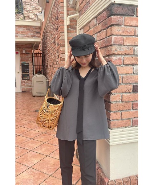 model：H153 着用サイズ：FREE