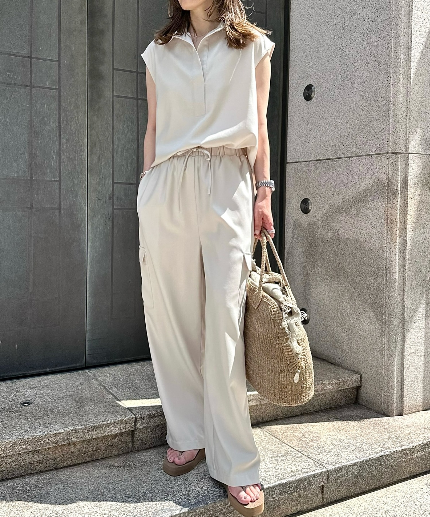 model：H161 着用サイズ：FREE