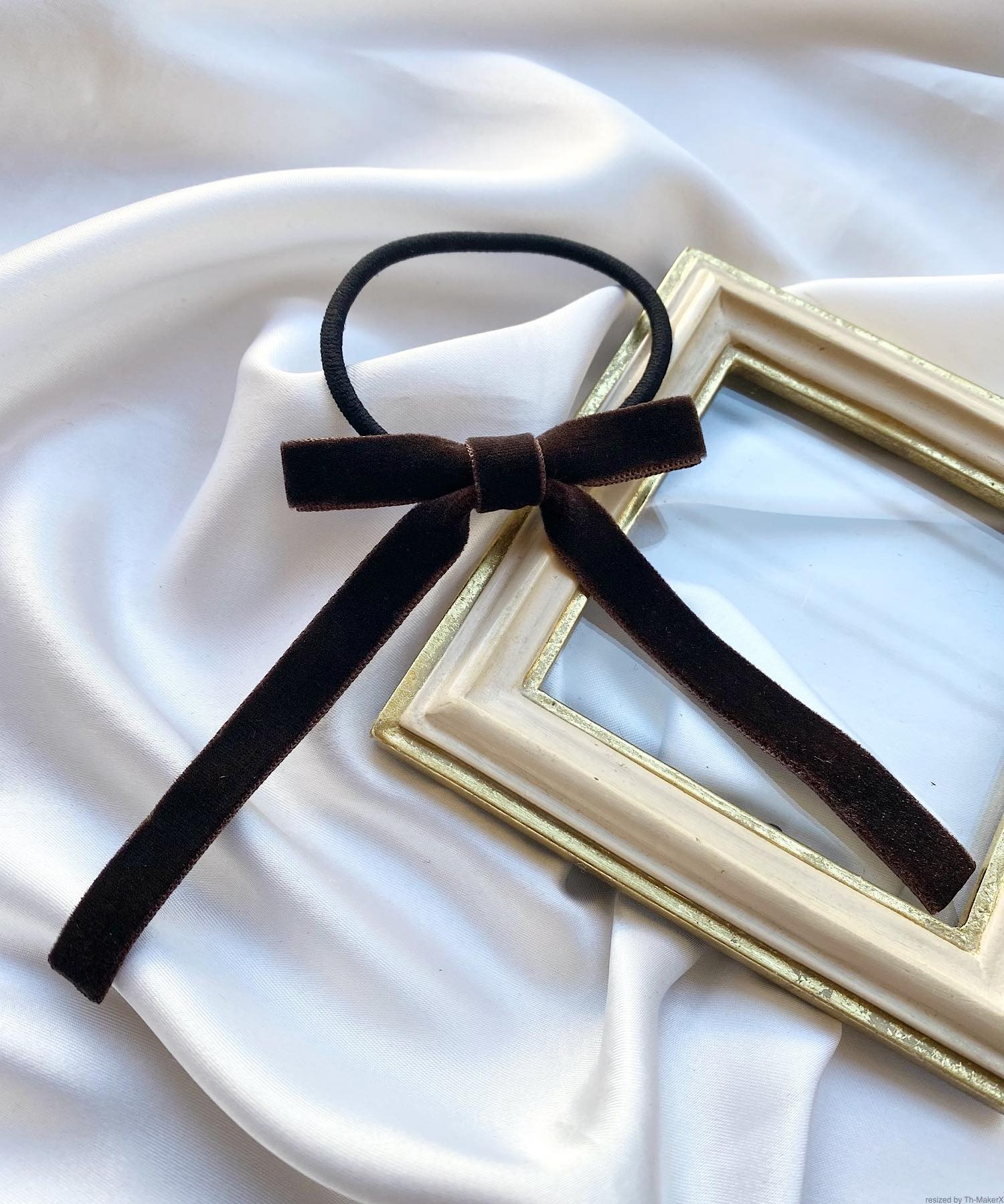 Pur Chouchou ベロアリボンヘアゴム Ukasiajob Co Uk