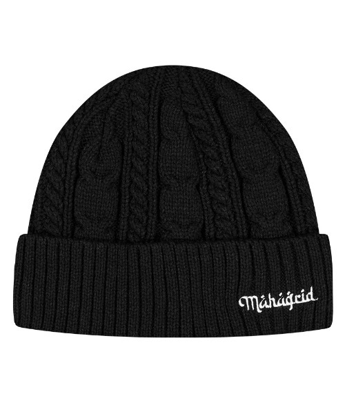 mahagrid/マハグリッド』CABLE PIGMENT BEANIE/ケーブルピグメント