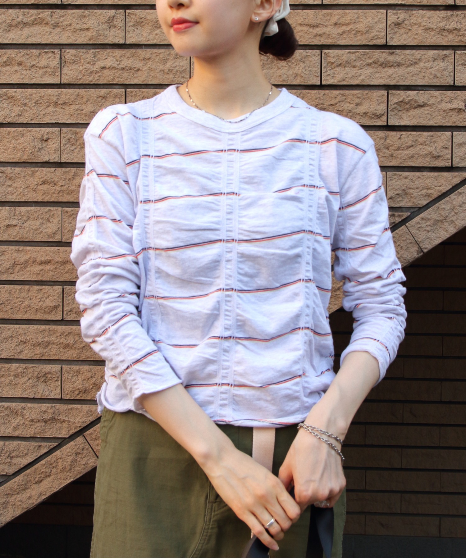 MEYAME メヤメ タックジャガードプルオーバー MEYAME/メヤメ タック ジャガード プルオーバー TUCKED JACQUARD
