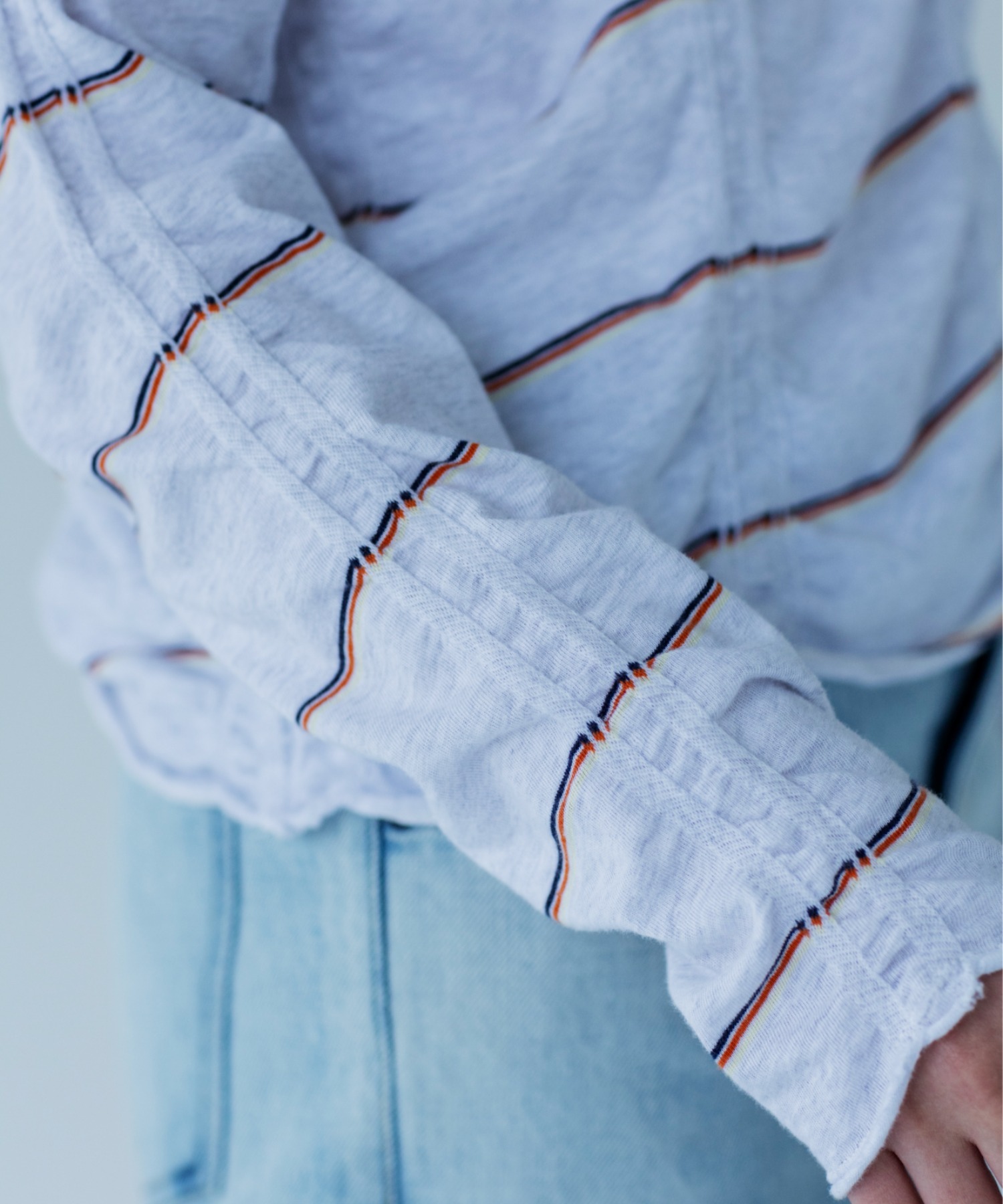 MEYAME/メヤメ タック ジャガード プルオーバー TUCKED JACQUARD