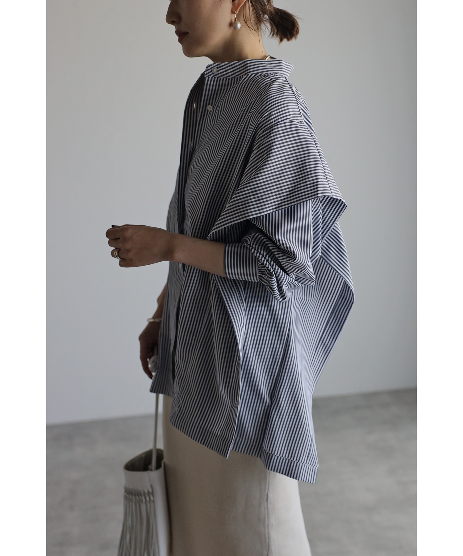 model：H158 着用サイズ：FREE